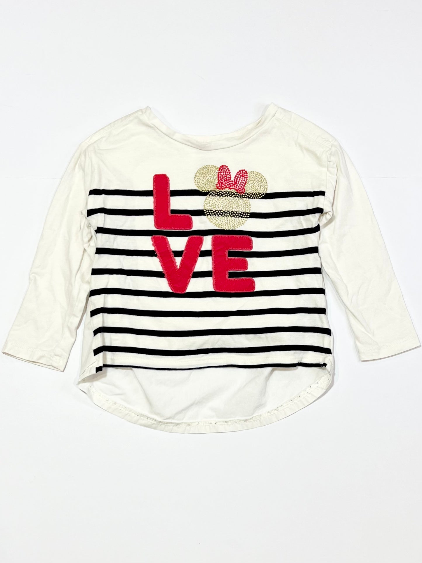 Striped LOVE top - Size 3
