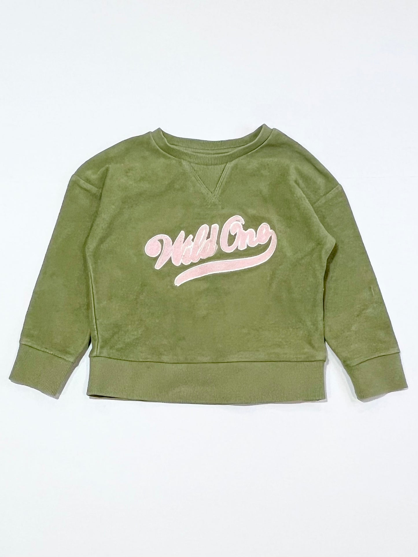 Green whild child sweater - Size 3