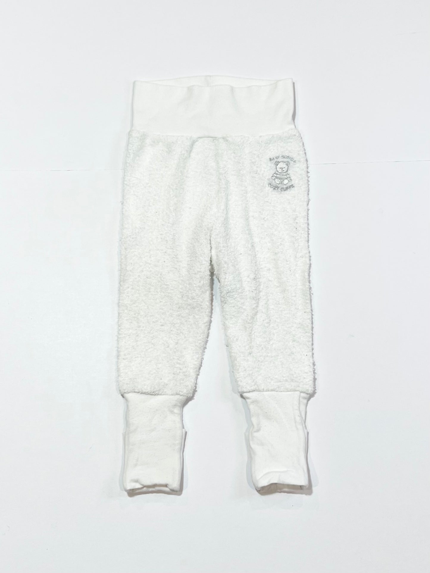 White terry pants - Size 0