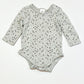 Grey crosses bodysuit - Size 0