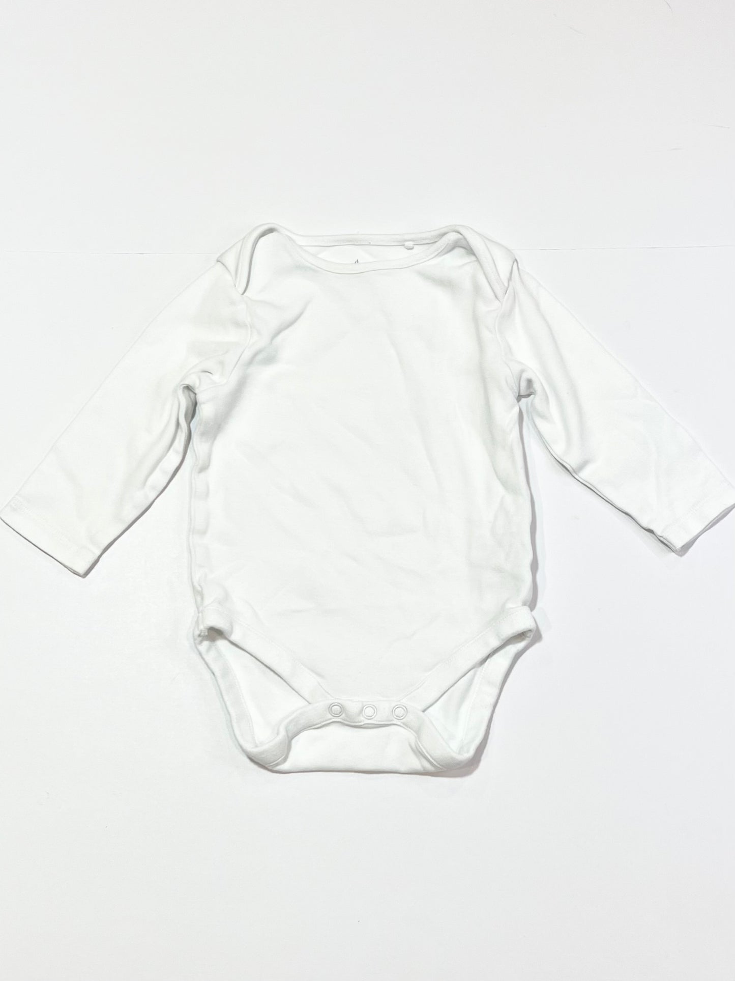 White bodysuit - Size 9-12 months
