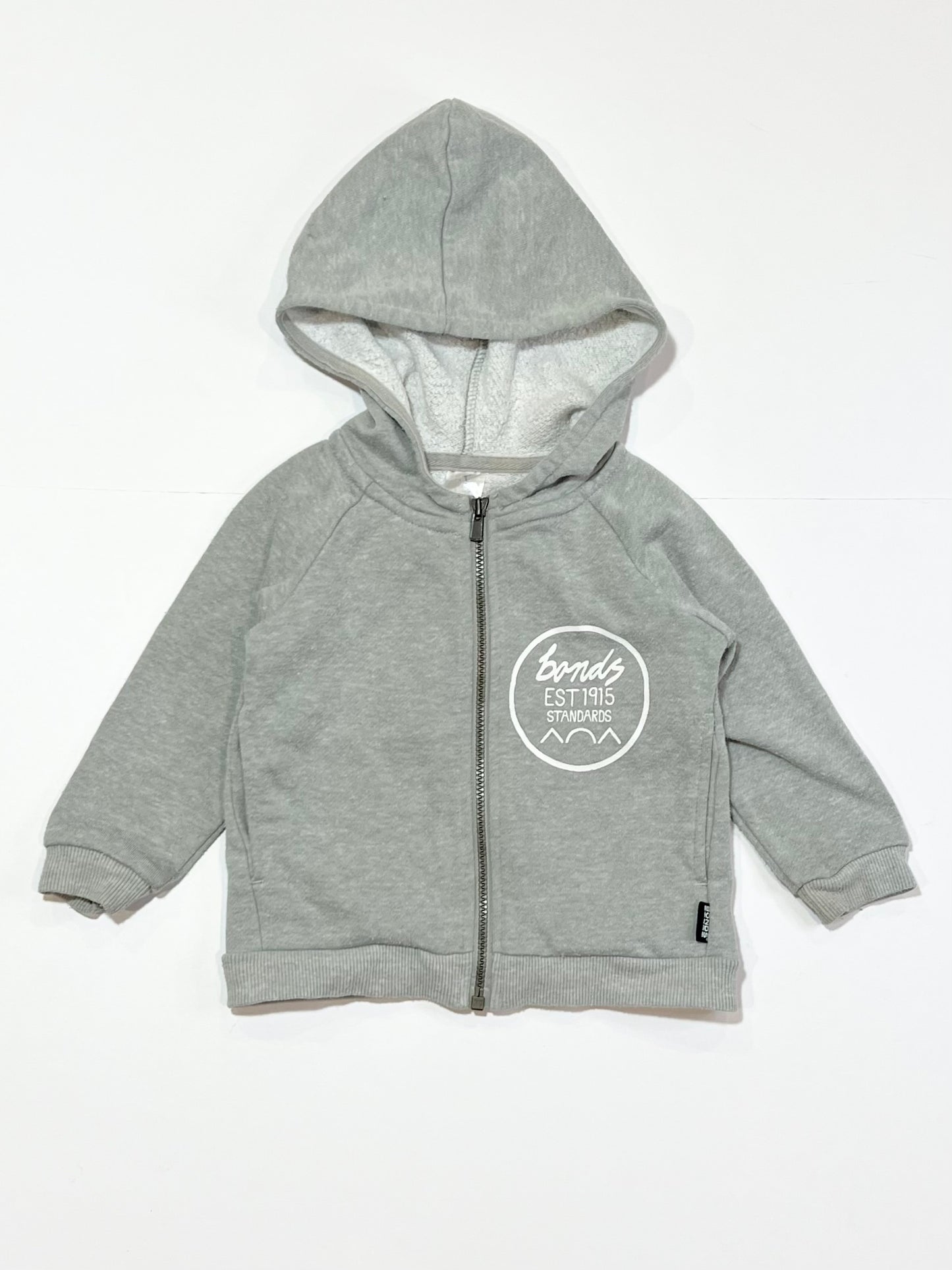 Grey zip hoodie - Size 0