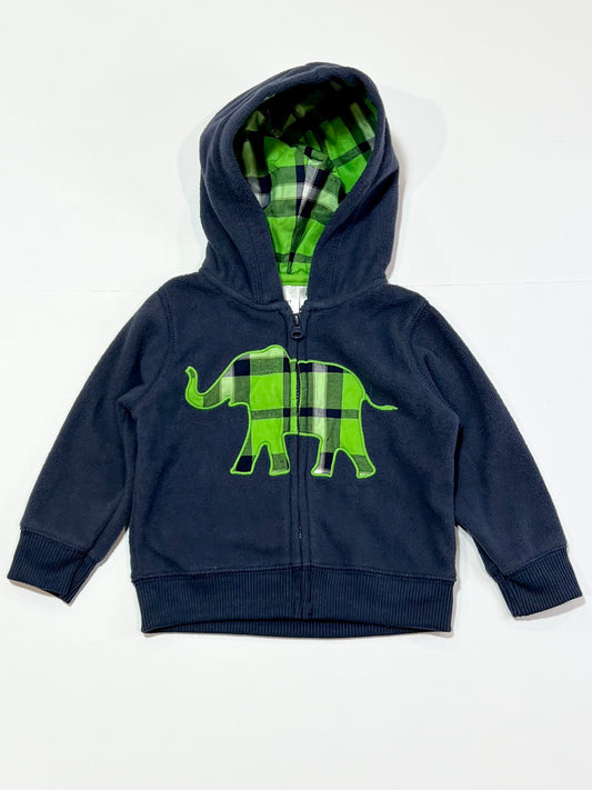 Elephant zip hoodie brand new - Size 6-9 months