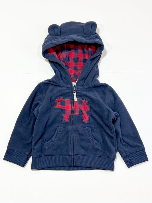 Bear zip hoodie brand new - Size 9-12 months