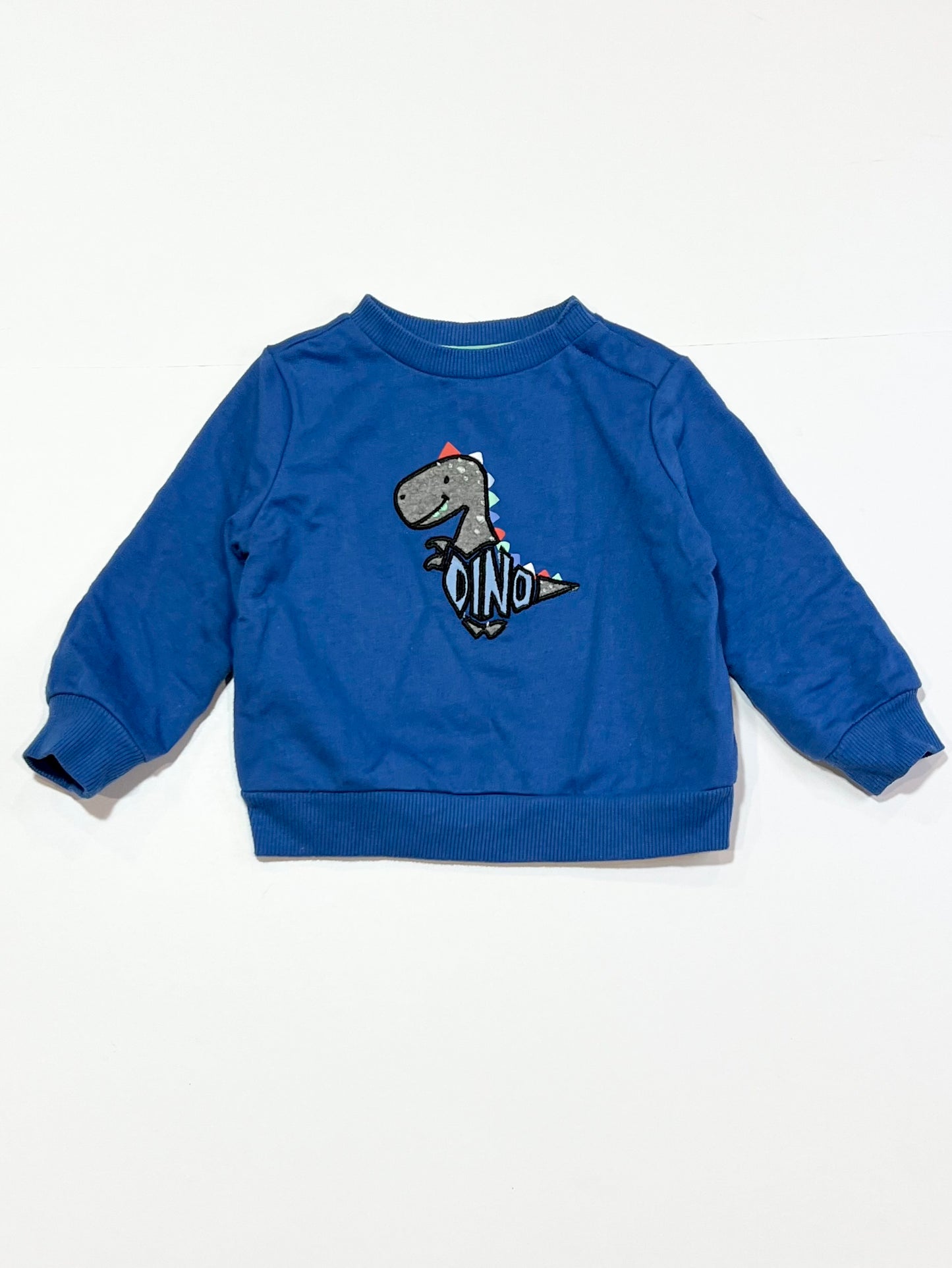 Blue dino sweater - Size 6-9 months