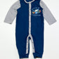 Navy aeroplane onesie - Size 6-9 months