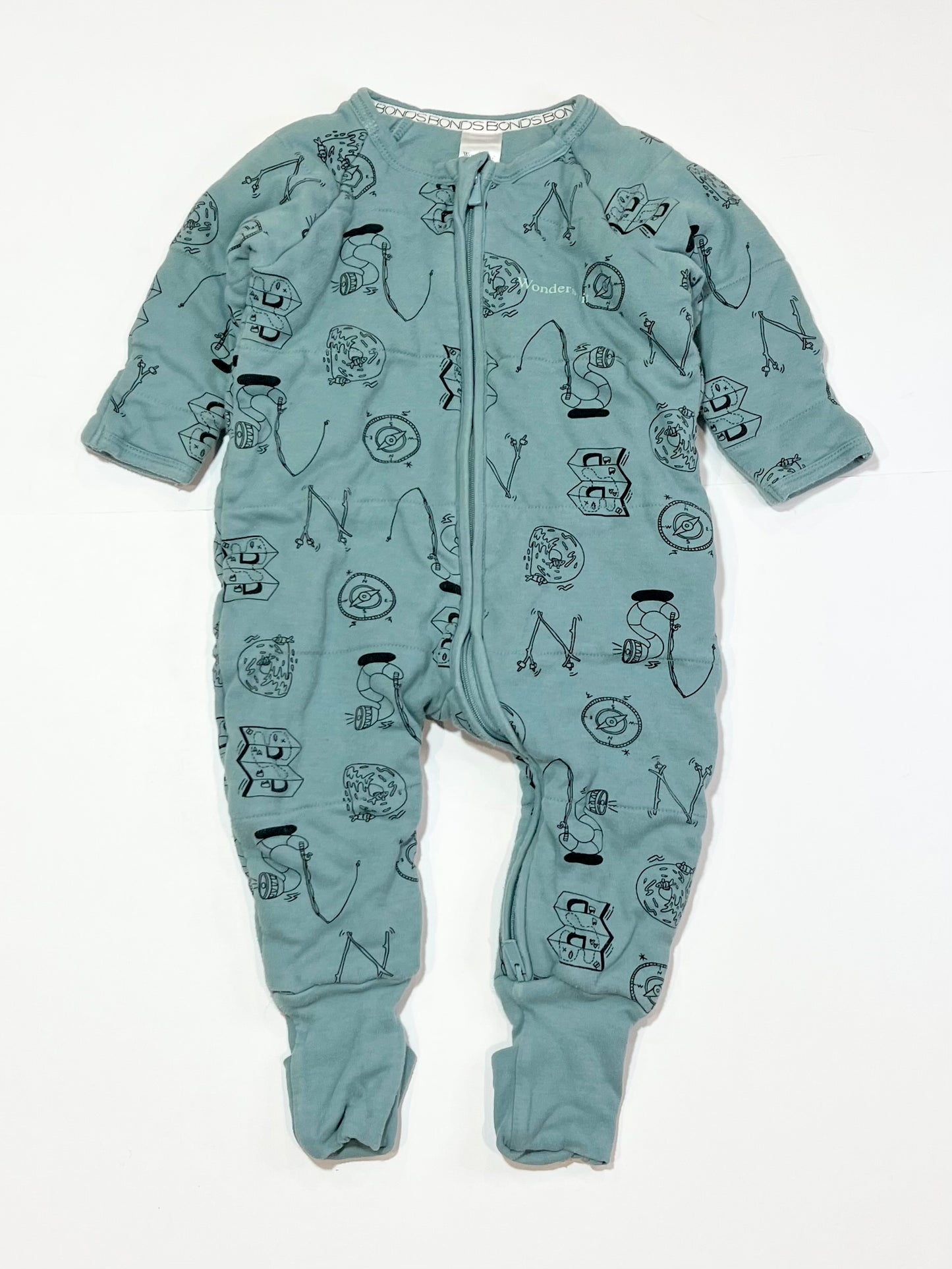 Padded Zippy Wondersuit - Size 0