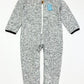 Grey fleece onesie - Size 2