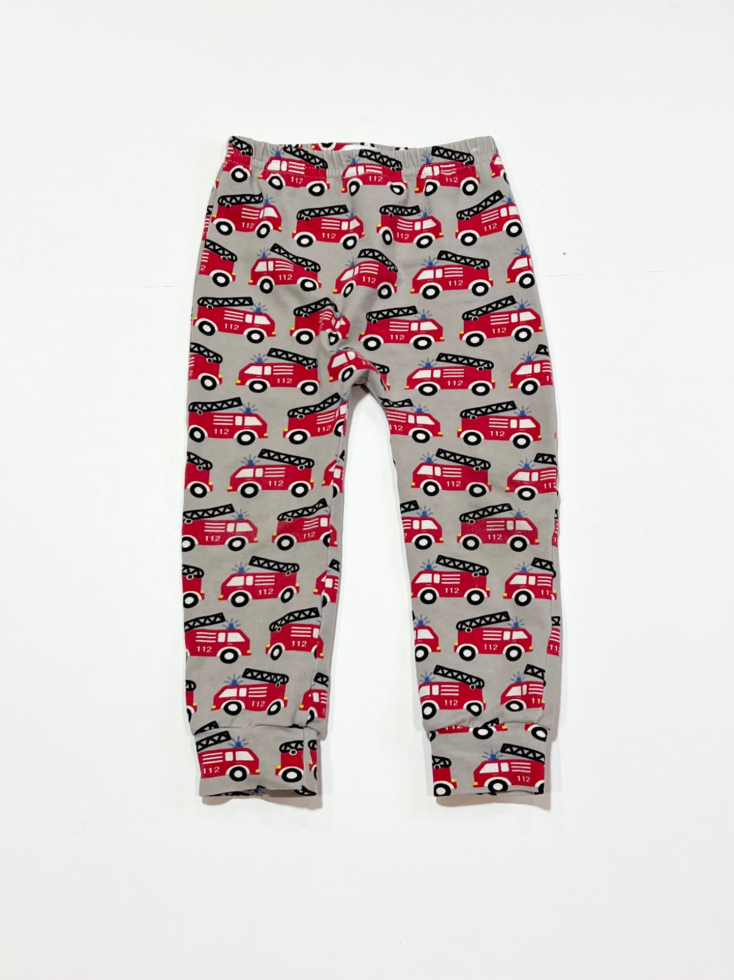 Fire truck leggings - Size 2