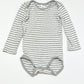 Ribbed striped bodysuit - Size 2
