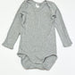 Grey ribbed bodysuit - Size 2