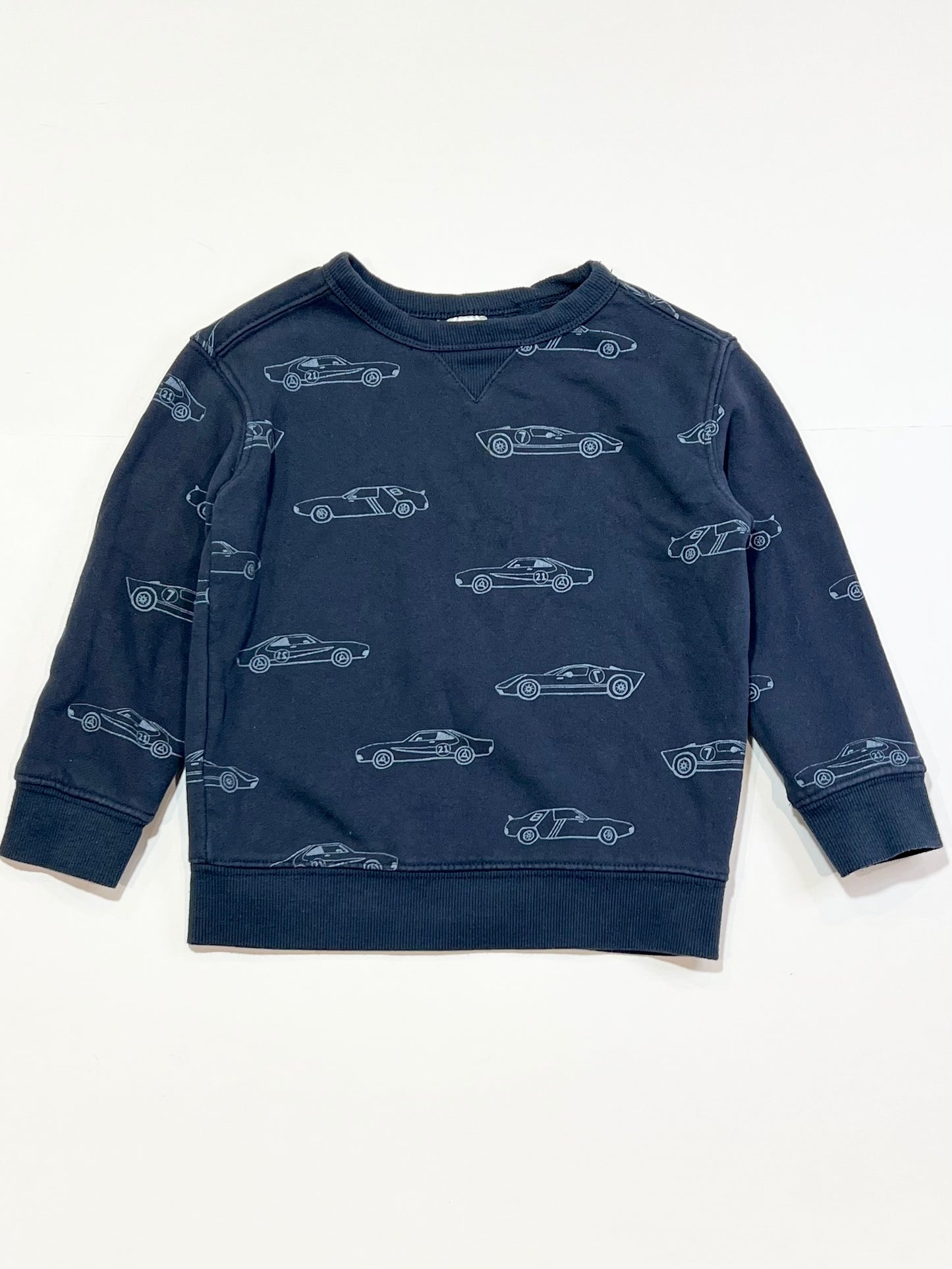 Navy race car sweater - Size 4
