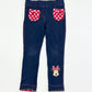 Navy Minnie leggings - Size 4