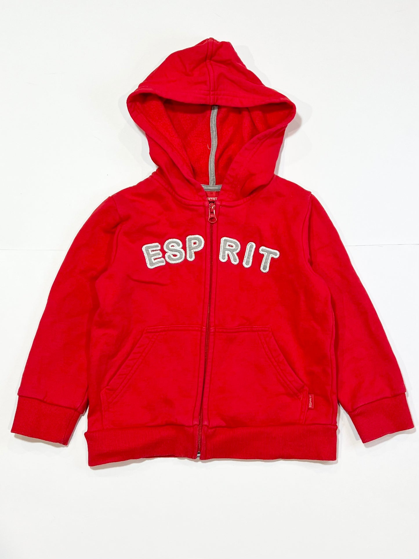 Red zip hoodie - Size 4-5