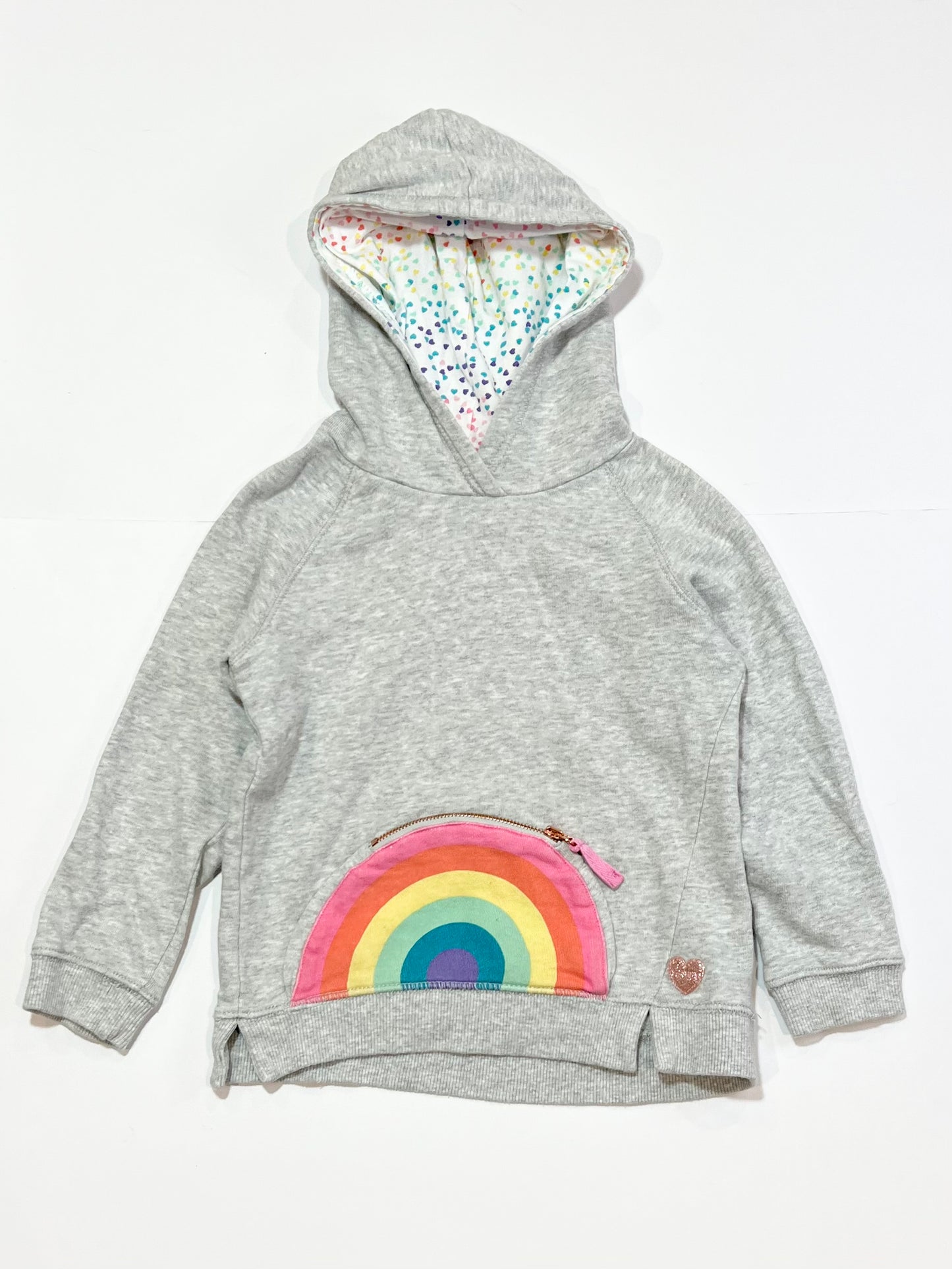 Rainbow pocket hoodie - Size 4