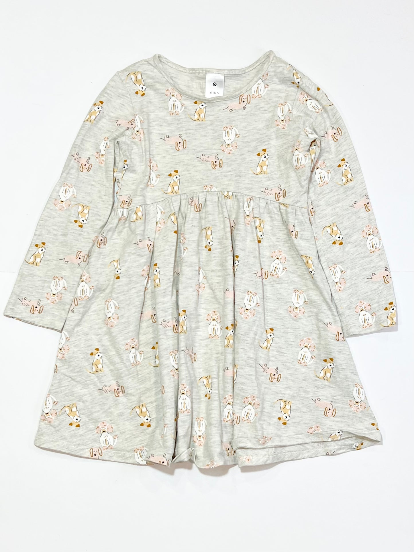 Puppies jersey dress - Size 4