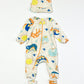 Sloth zip onesie set - Size 000