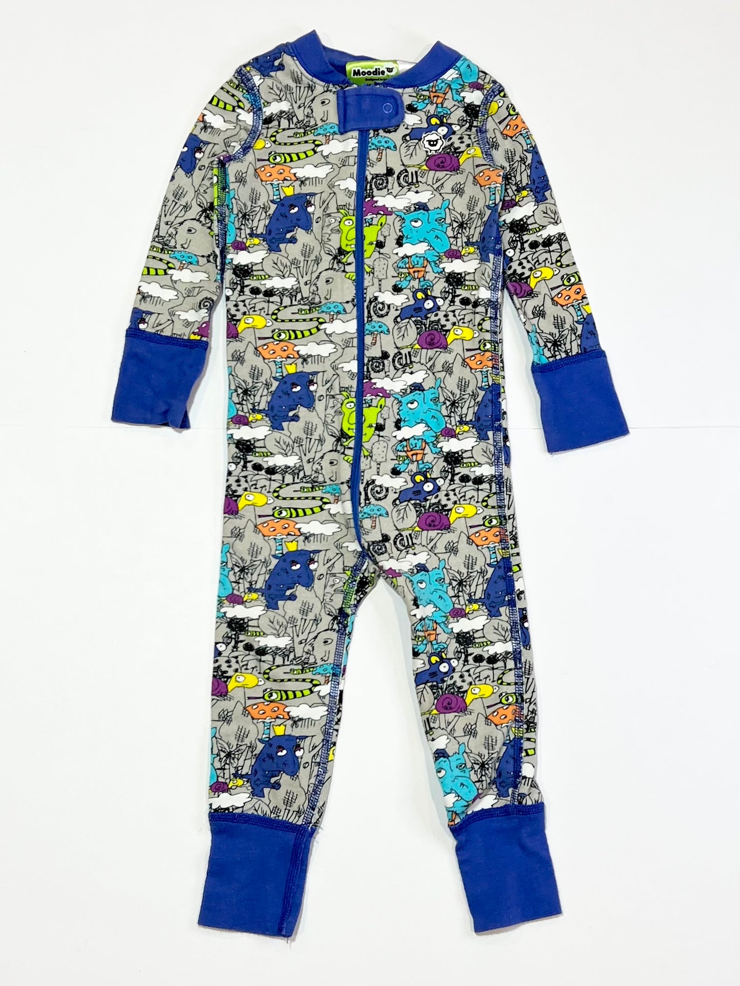 Monsters zip onesie - Size 1
