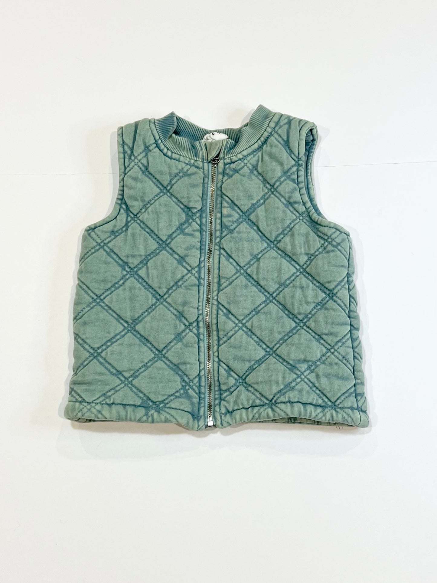 Green quilted vest - Size 1