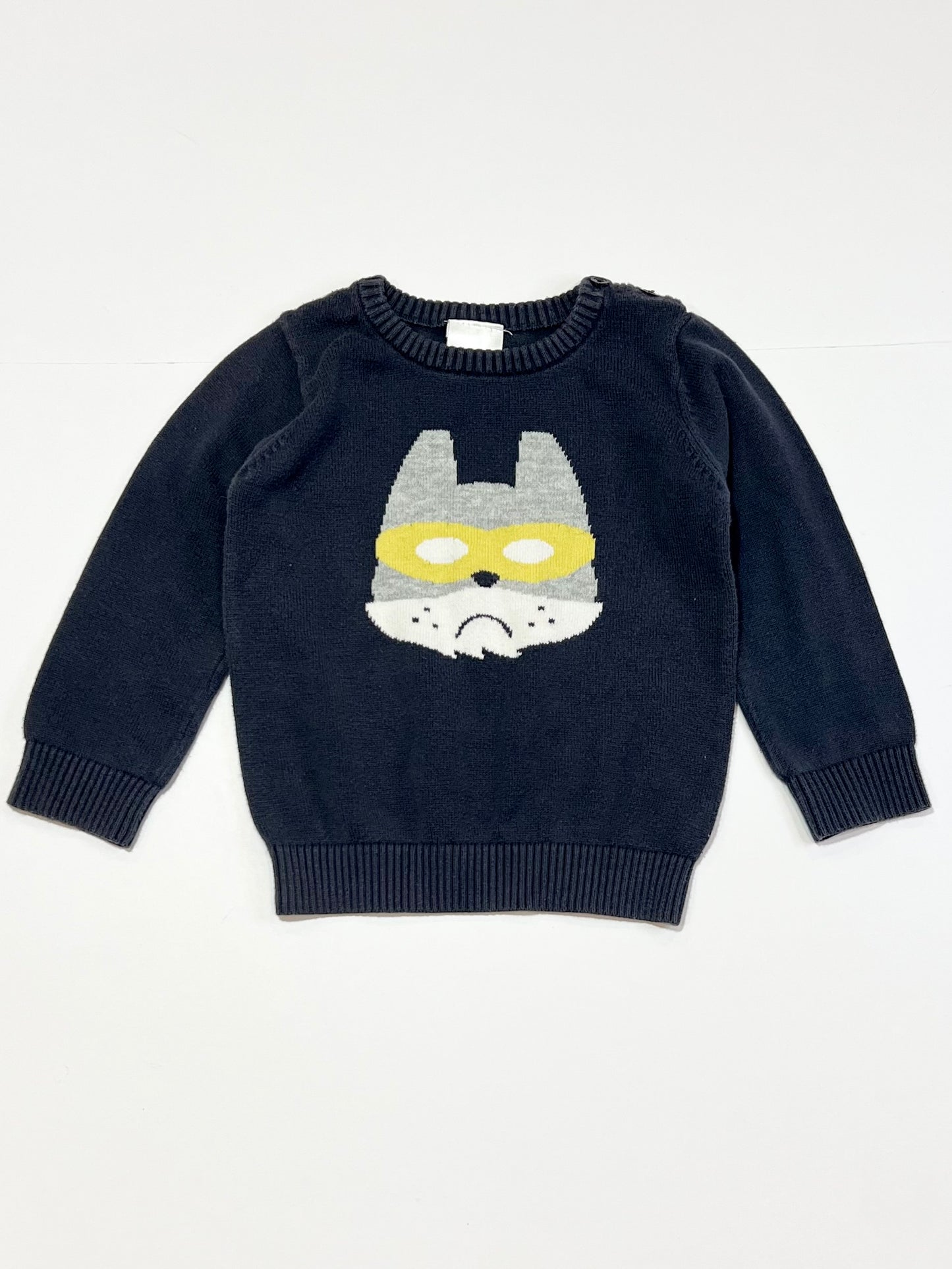 Navy dog jumper - Size 1