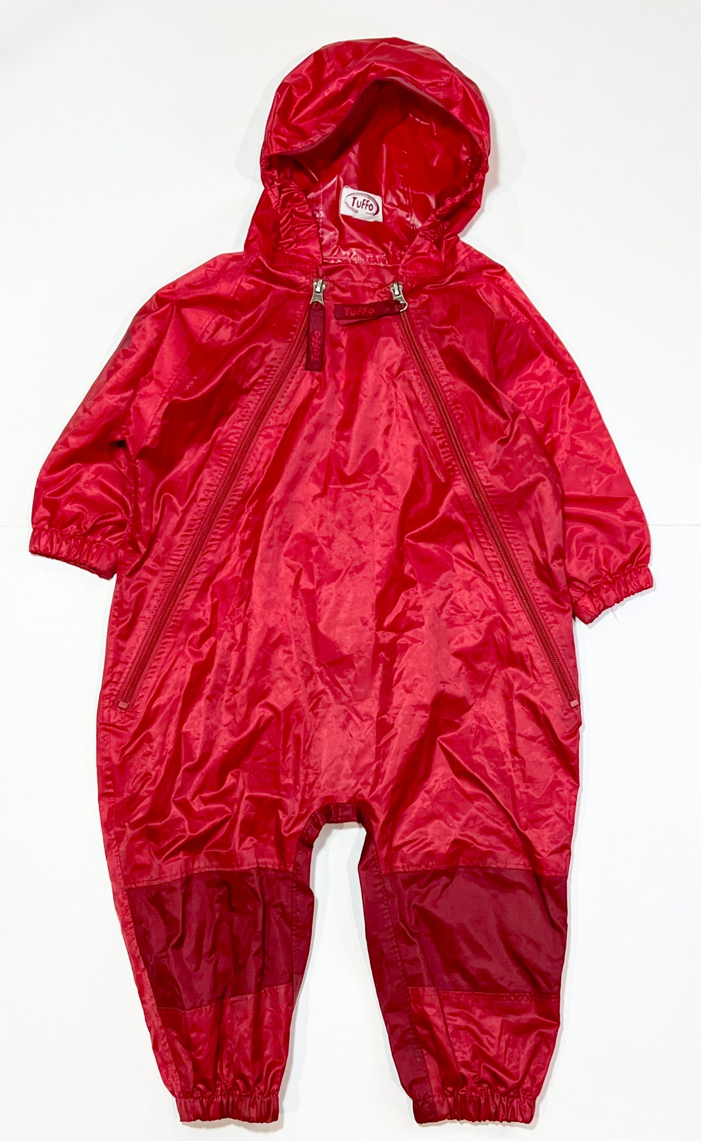 Waterproof red rain suit - Size 1
