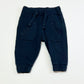 Navy waffle trackies - Size 9-12 months