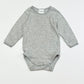 Grey lace trim bodysuit - Size 0