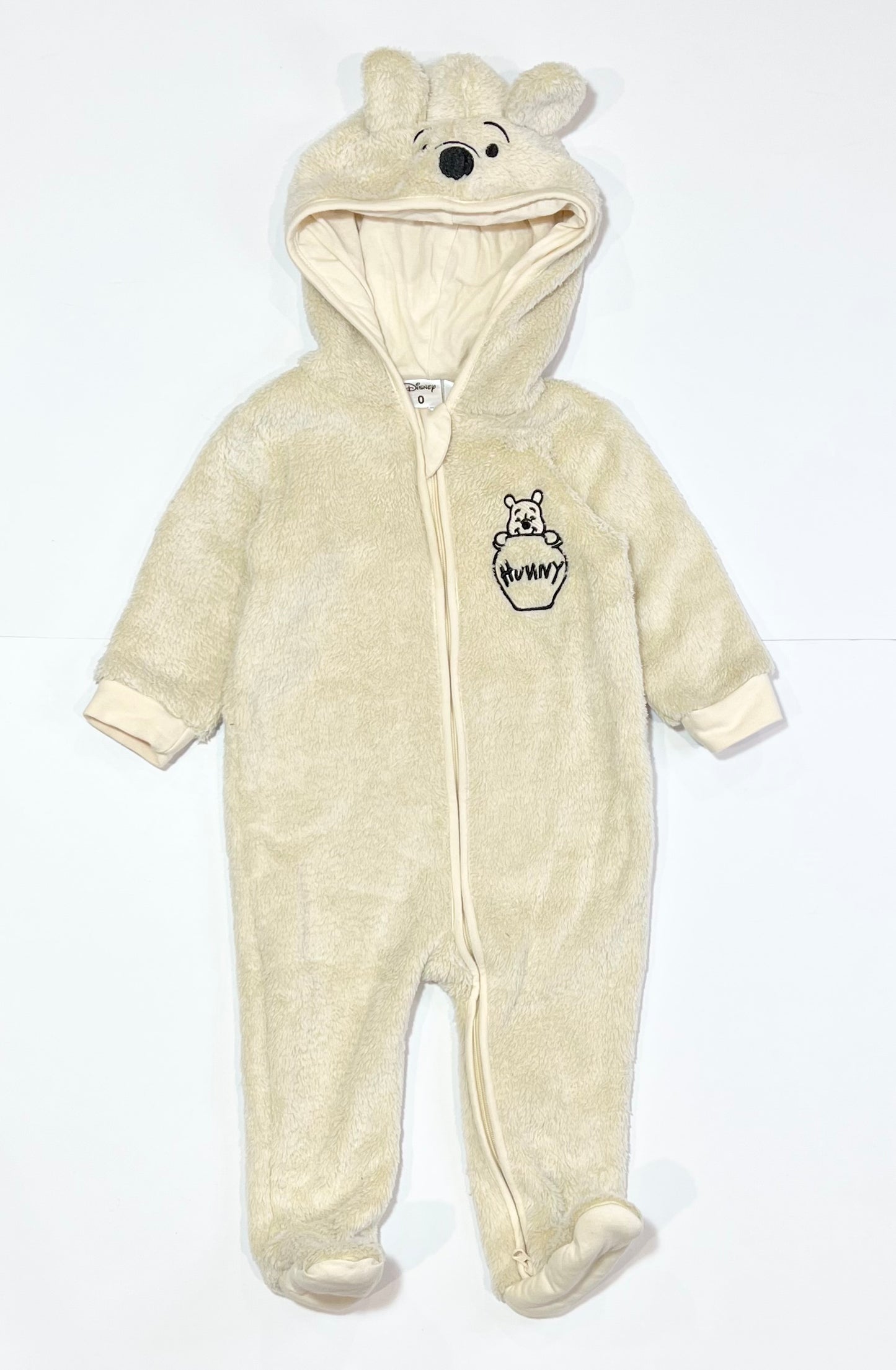 Winnie the Pooh fleece coverall - Size 0