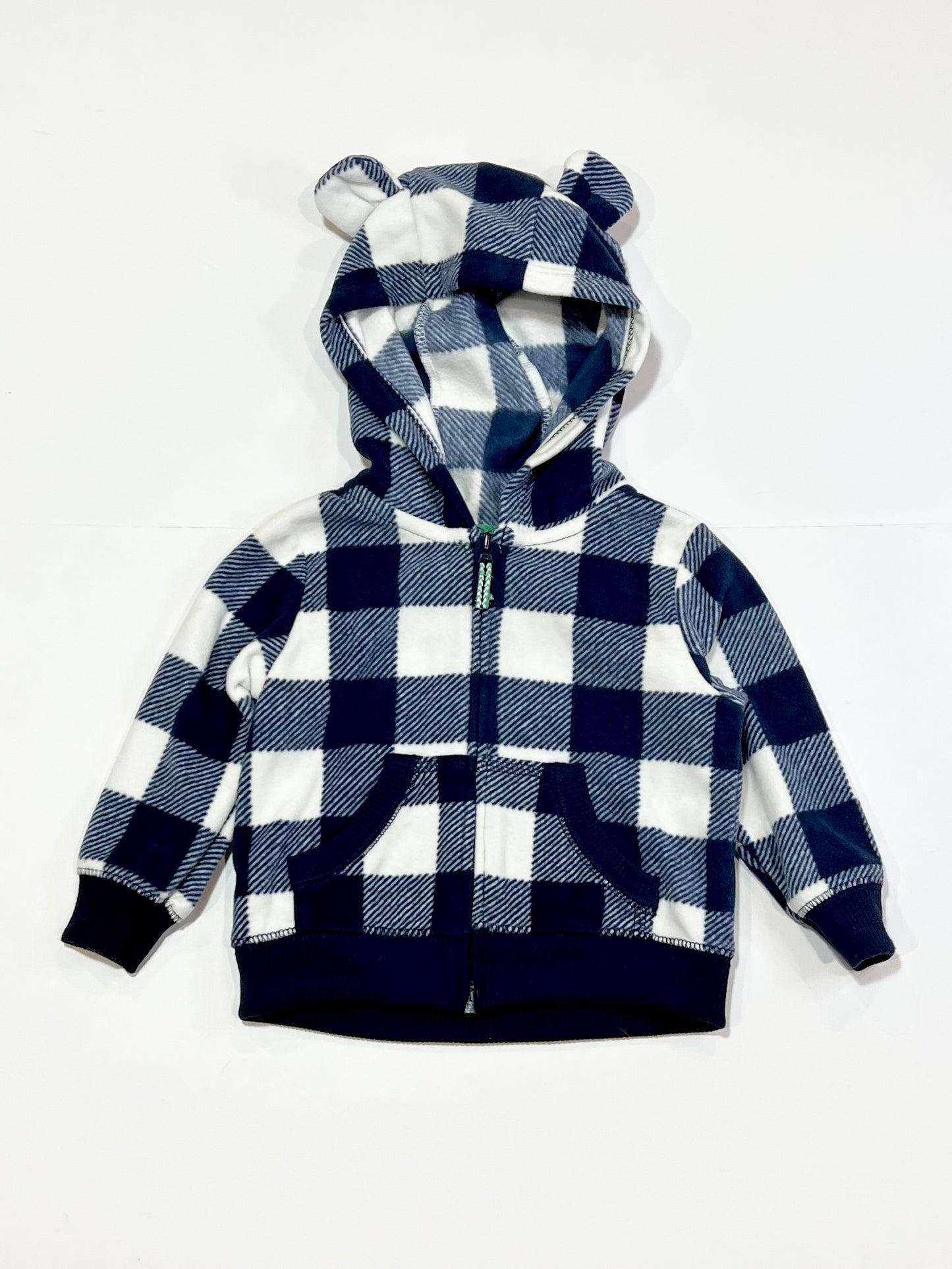 Fleece zip hoodie - Size 6-9 months