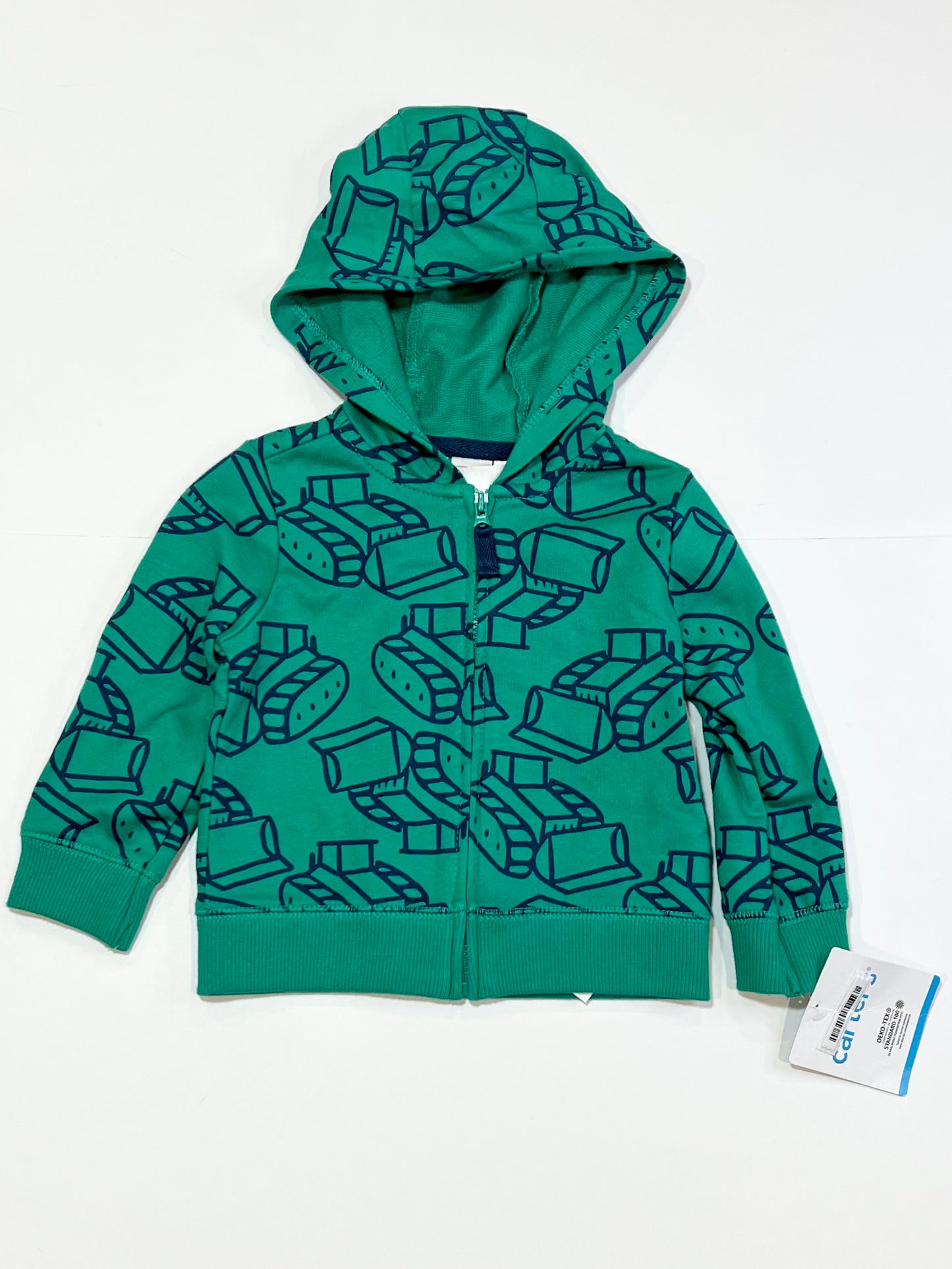 Diggers zip hoodie brand new - Size 6-9 months