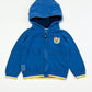 Blue knit zip hoodie - Size 0