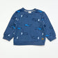 Blue cars sweater - Size 0