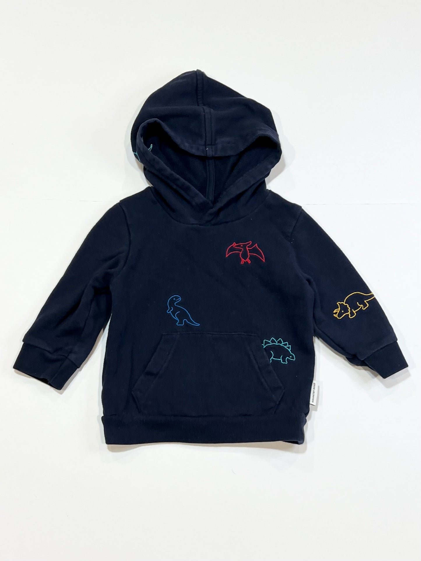 Navy dinosaur hoodie - Size 0