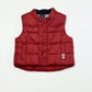 Maroon puffer vest - Size 6-9 months