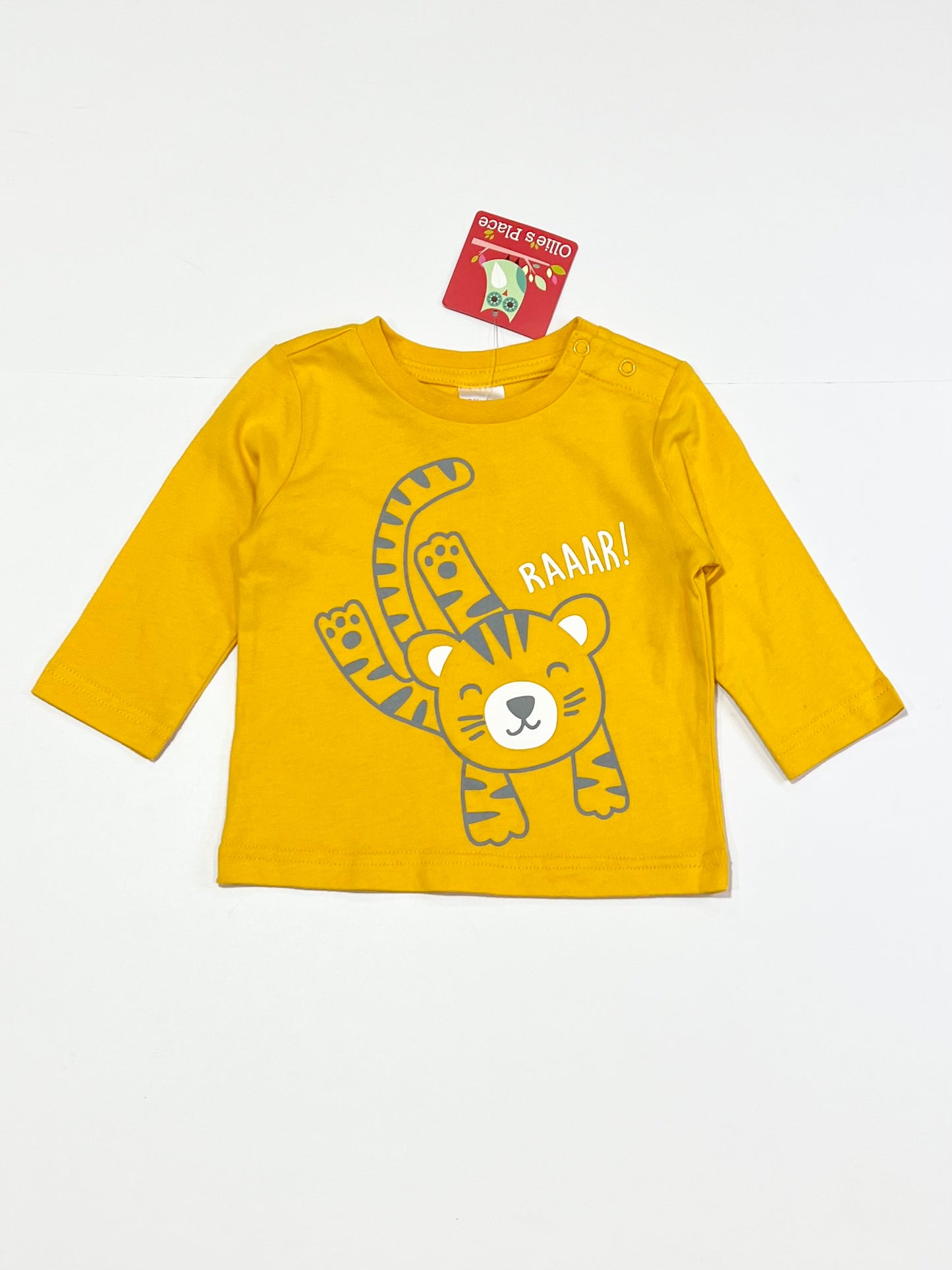 Yellow tiger top brand new - Size 00