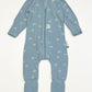 Blue 0.2 tog zip onesie - Size 00