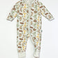 Aussie animals zip onesie - Size 00