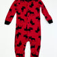 Red moose onesie - Size 2