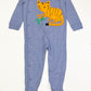 Blue tiger onesie - Size 2