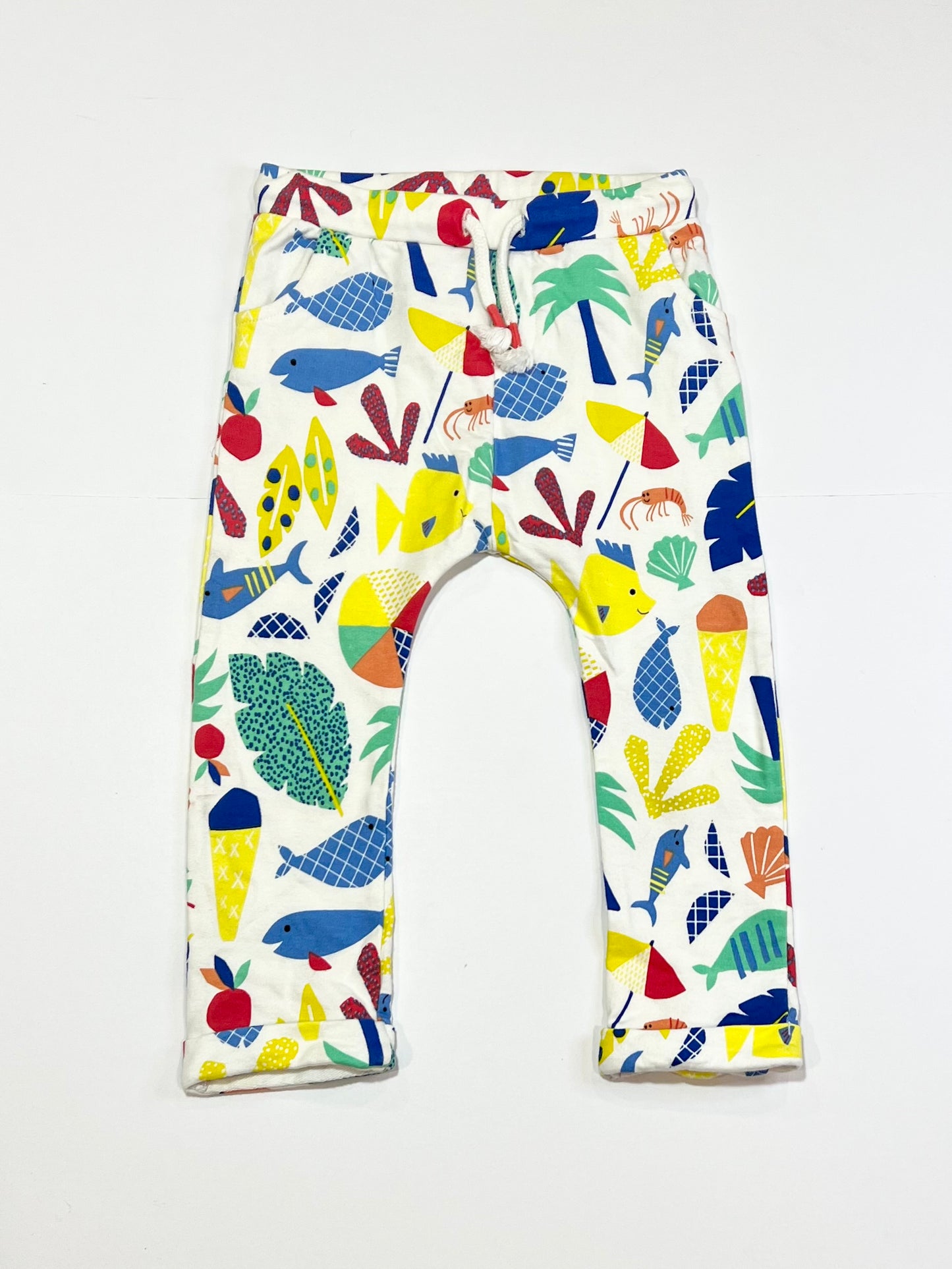 Sea creatures pants - Size 2