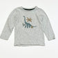 Grey dinosaur top - Size 2