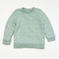 Green quilted sweater - Size 2