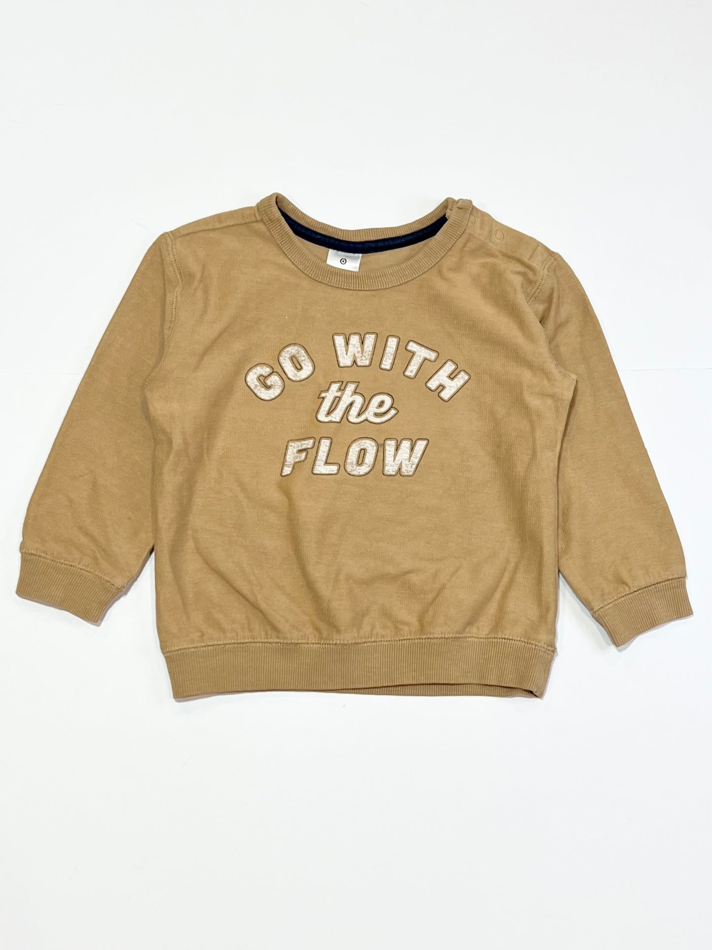 Brown terry sweater - Size 2