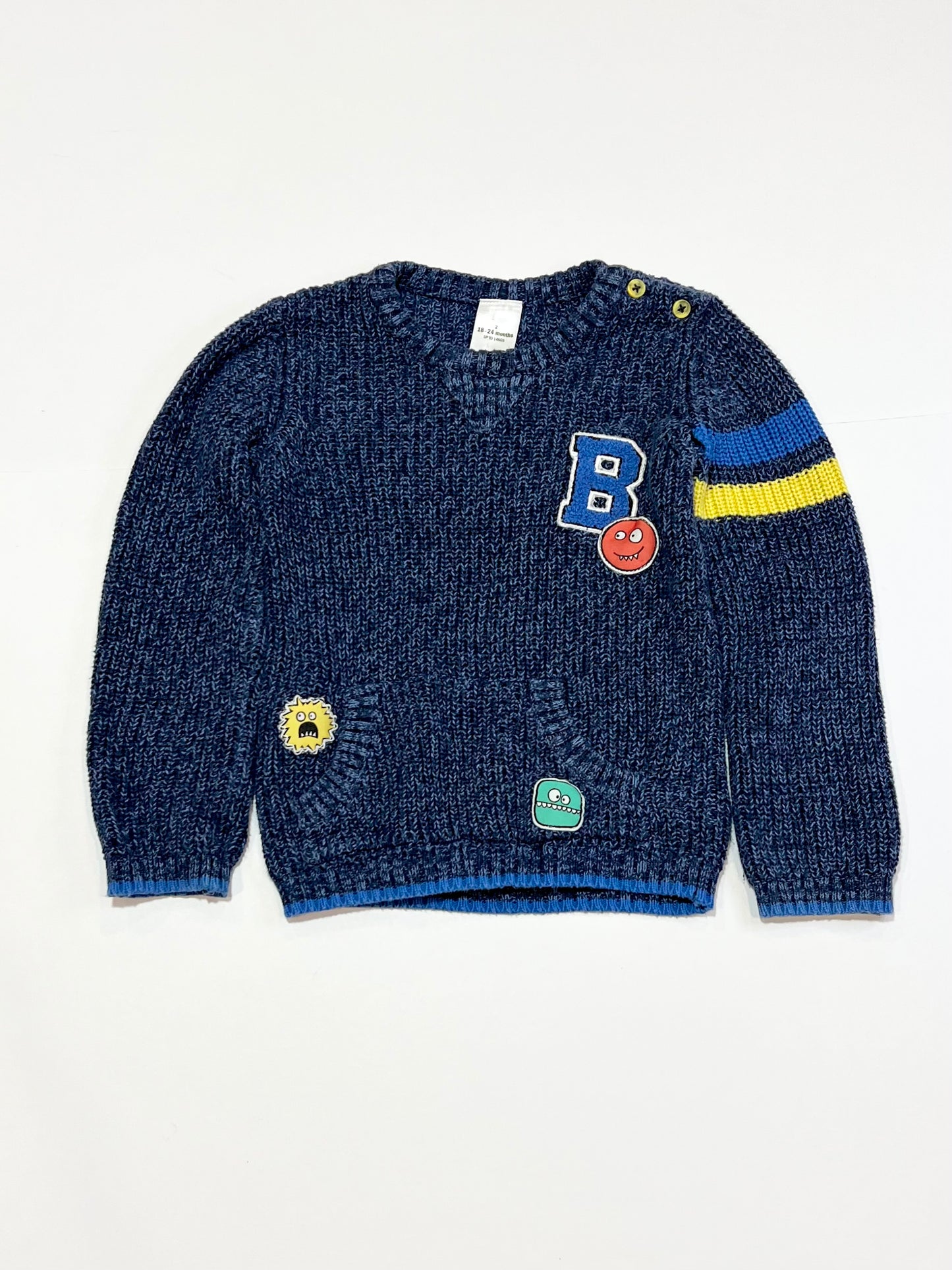 Blue knit jumper - Size 2