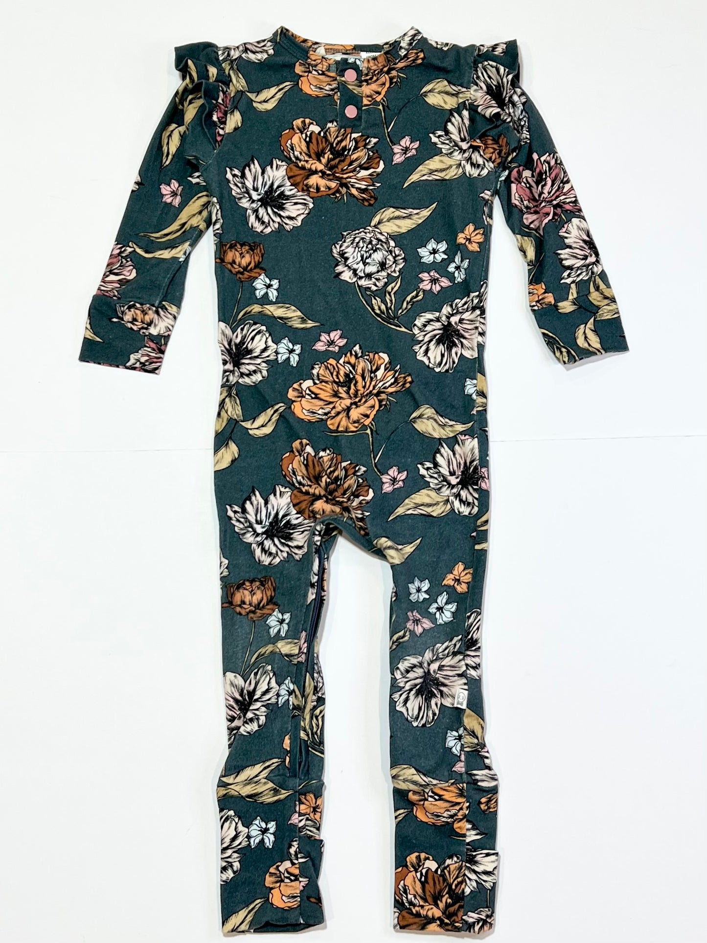 Floral onesie - Size 1
