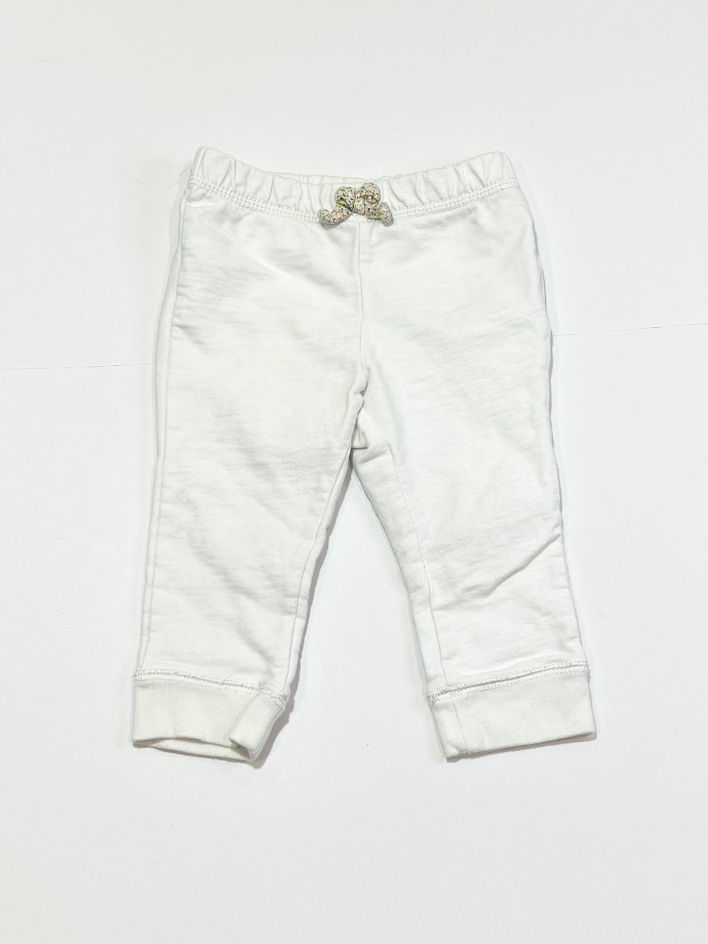 White terry pants - Size 1