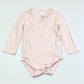 Striped cross-over bodysuit - Size 1