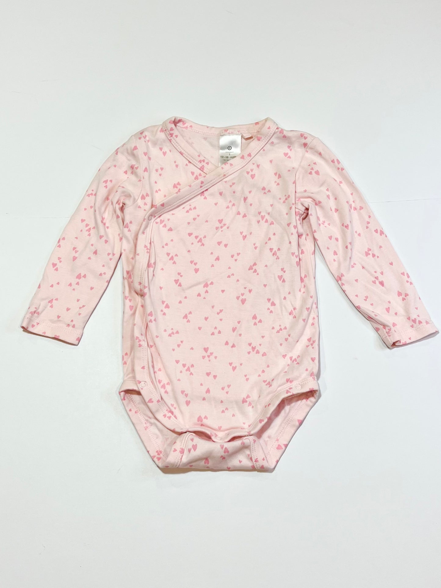 Hearts cross-over bodysuit - Size 1