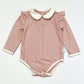 Pink collared bodysuit - Size 1