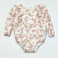 Cotton floral bodysuit - Size 1